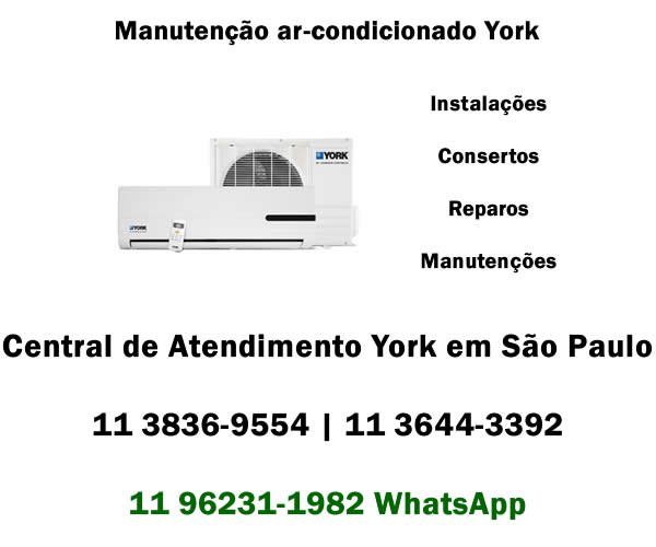 manutenção ar-condicionado York